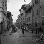 Danni alle Strade. Alluvione Firenze 1966